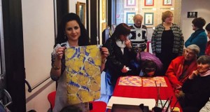 Ebru Demonstration at Chappaqua Library