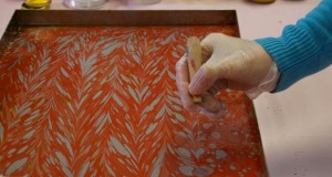 Creating paper, where water is the master