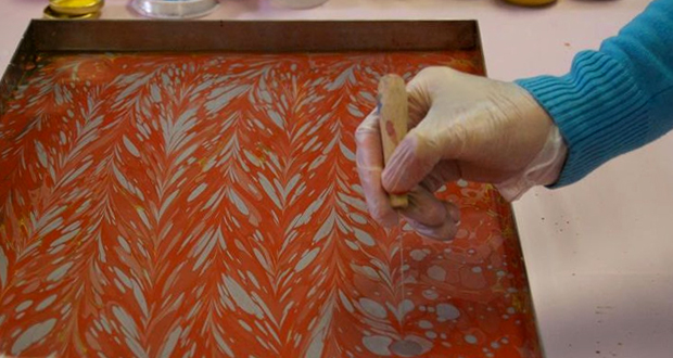 Creating paper, where water is the master