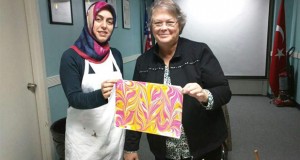 Ebru Class at Turkish Cultural Center of Long Island