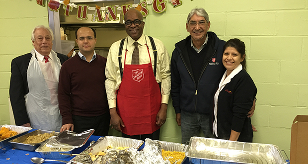 Pre-Thanksgiving at Salvation Army